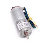 JGA25-370B Large Torque Small DC Gear Motors 1360rpm With Tachometer Encoder