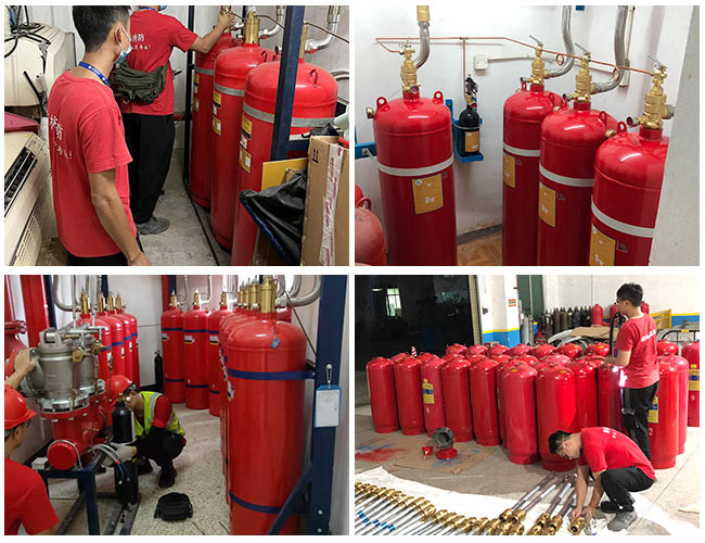 Fire Alarm Fm 200 System Automatic Clean Agent Gas Fire Extinguisher F