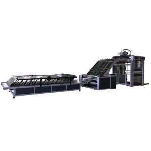 7kw High Speed Laminating Machine , Intelligent Automatic Flute Laminator