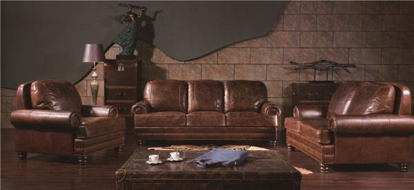 Wooden Legs 100 Genuine Soft Grain Leather Sofa High Density Foam Multi - Size