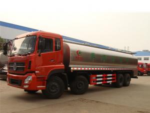 Wholesale factory sale best price Dongfeng Tianlong 8*4 22CBM milk road tank truck, hot sale! Dongfeng 25m3 liquid tank truck from china suppliers