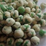 Appetising Color Wasabi Green Beans Aroma Oncoming Coated Green Beans