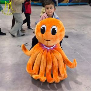 Wholesale Hansel walking animal plush ride on toy horse toy animal for shopping center from china suppliers