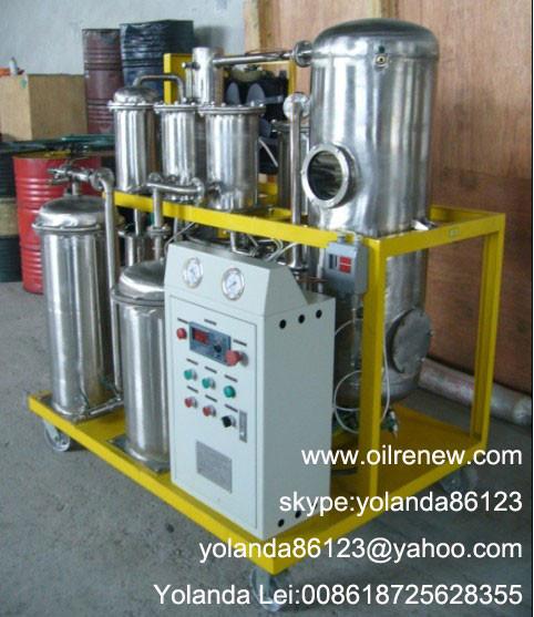 Quality Stainless Steel Vacuum Phosphate Ester Fire-Resistant Oil Purification Equipment, Vacuum Oil Purifier TYA-H-50 for sale