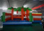 Amusement Park Commercial Inflatable Bounce House Tunnel Shaped Design Reliable