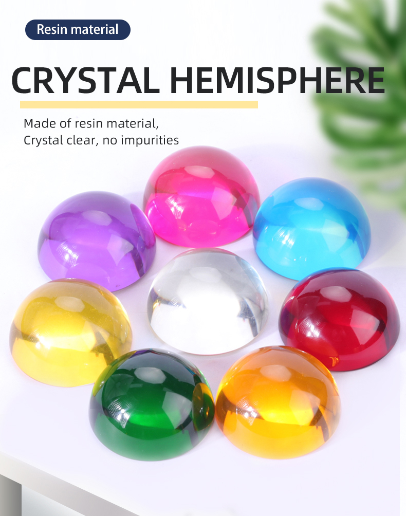 400g Clear Acrylic Hemisphere Dome Home Decoration For Business Gift