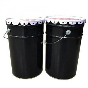 China 25L Cylindrical Metal Paint Bucket With Flower Lid For Paint Packing on sale