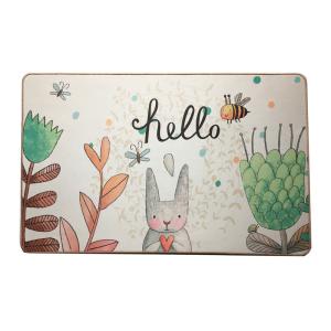 Wholesale Floor Mat Suede Fabric Floor HEATER Mat With No Slip Rubber Backed from china suppliers