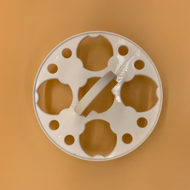 White PP Plastic Injection Molding Part PP Custom Plastic Part