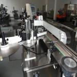 SUS 304 Automatic Single Side Barrel Bucket Labeler Flat Surface Bottle Labeling