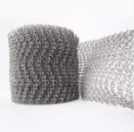 Stainless Steel Knitted Wire Mesh Roll Double Wires Woven 100mm 400mm 600mm Coil