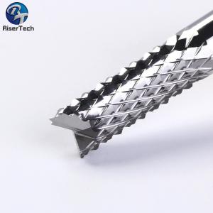 Wholesale Corn Teeth Flute CNC Router Bits Carbide End Mill For PCB Board Carbon Fiber / Wood Tools from china suppliers