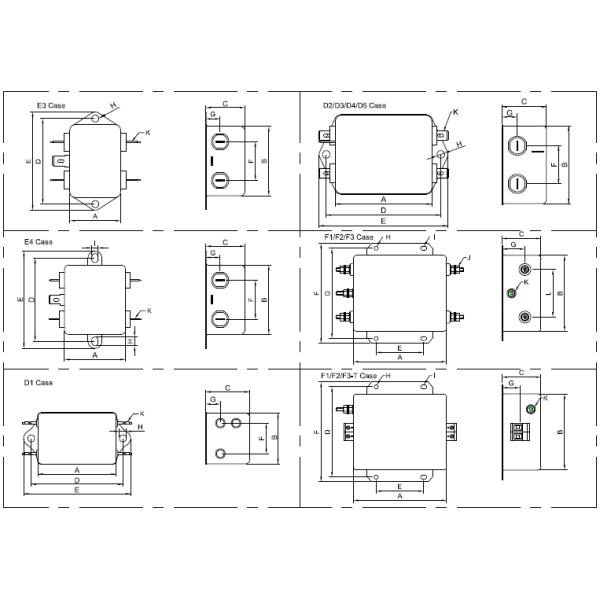20A Electrical Noise Filter Multi-Certified Single Phase Emi Filter For Electronic Equipment