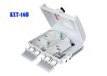 2 Into 16 Out Overhead Fiber Optic Distribution Box Splicing Black Holding Pole