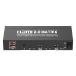 60HZ 2x2 dc 5v power adaptor 4K X 2K HDMI Matrix Switch