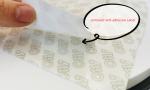 Barcode Customized Wet Glue Labels Iron On Clothing Labels Letterpress Printing