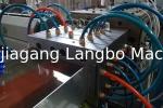 Embossed WPC Outdoor Profile Extrusion Line 400KG/H 75KW