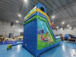 Customized PVC Inflatable Dry Slides SpongeBob Square Pants Inflatable Castle