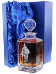 customized whiscky wine decanter set gift packaging box with satin