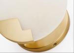 Modern wall lamp round glass bedroom bedside lamp designer light luxury lamp