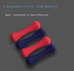 Colorful 0.5kg - 5kg Neoprene exerciser fitness matte surface bone weight