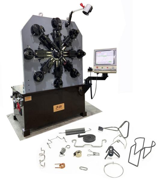 1.2--4.5 mm CNC Camless automatic wire forming machine double torsion spring