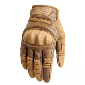 China One Finger Military Tactical Leather Motorcycle Gloves Nylon For Outdoor Climbing on sale