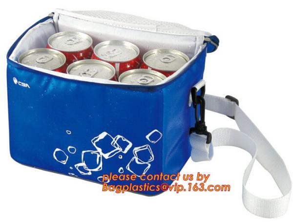 Quality polyester cheap simple insulated cooler bag for food, Promotional custom recyclable aluminum foil picnic insulated lunch for sale