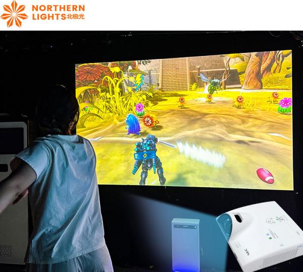 Somatosensory Game Machine Mech Warrior Motion-Sensing Interactive Wall