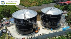 Wholesale Enhancing Safety and Efficiency: Center Enamel's Aluminum Dome Roofs for Poland Crude Oil Storage Tanks from china suppliers
