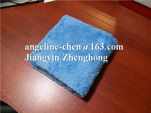 Wholesale microfiber edgeless stitchless plush cleaning towels from china suppliers