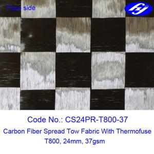 Wholesale Ultra Thin Carbon Fiber Fabric 12K T800 Wide 37GSM Carbon Fiber Spread Tow Fabric from china suppliers