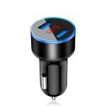 2 Port 60mm QC 3.0 3.1A 30W Dual USB Car Charger