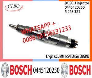 Wholesale BOSCH 0445120250 5263321 Neutral Fuel Injector Assembly 0445120250 5263321 For CUMMINS/TEMSA from china suppliers