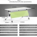 Customizable Small Office Mobile Workstation with Folding Legs and Cable