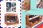 solid wood bunk bed with pulled bed