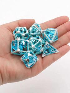 Wholesale Night Light Dice Luxury 7 Pcs Set Custom DND Polyhedral led luminous from china suppliers