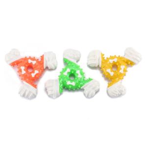 Wholesale Triangular Nylon PA Pets Chew Toy To Dog Clean Teeth from china suppliers