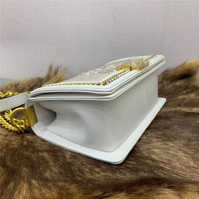 Authentic Crocodile Skin Women White Flap Purse Genuine Alligator Leather Lady Small Handbag Female Single Shoulder Bag