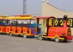 Simple Operate Amusement Train Rides , Theme Park Train Ride For Kids Birthday