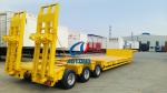 Detachable Gooseneck Lowboy Truck Trailers for Heavy Equipment Machinery
