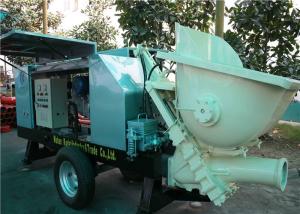 Wholesale Electric Small Portable Hydraulic Concrete Pump 40m3 / h With Slide Valve 380V / 50Hz 2600kgs Weight from china suppliers