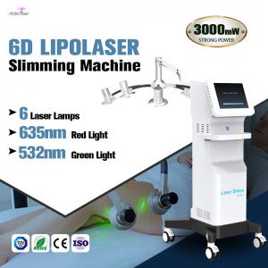 Wholesale Non Invasive Laser Liposuction Machine 6D Body Slimming Weight Loss 600W from china suppliers