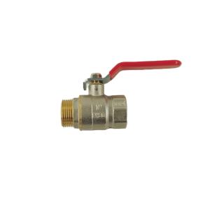 Wholesale Threaded Connection Fip Brass Ball Valve PTFE Seal Compact Design from china suppliers