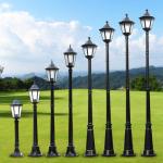 6M 5M Outdoor LED Garden Lights , Modern / Vintage Style Outdoor Decorative Pole
