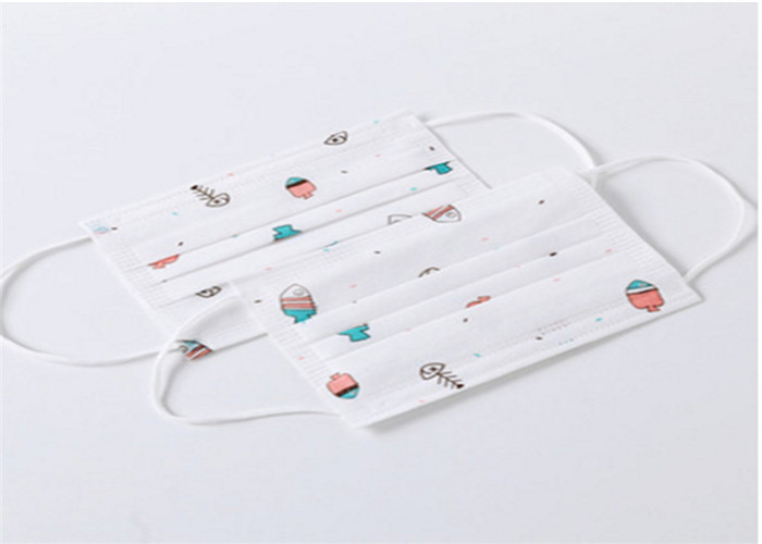 Public Area Children's Disposable Face Masks , Kids Sheet Mask Anti Dust