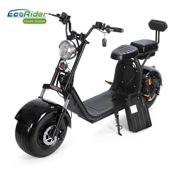 Disc Brake 2 Wheel Electric Bike Adults Citycoco with Front / Rear Suspension