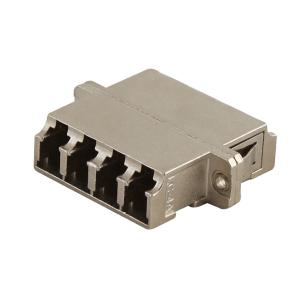 Wholesale 4 Core LC APC Duplex Adapter , 0.2dB IL APC LC Simplex Adapter from china suppliers