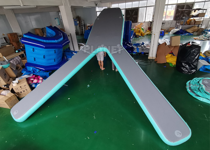 Customized Drop Stitch Y Shape Pontoon Boat Platform For Parking