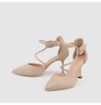 ZM031 A857-8 New Korean Style Strappy High Heel Pointed Sexy Single Shoes Women